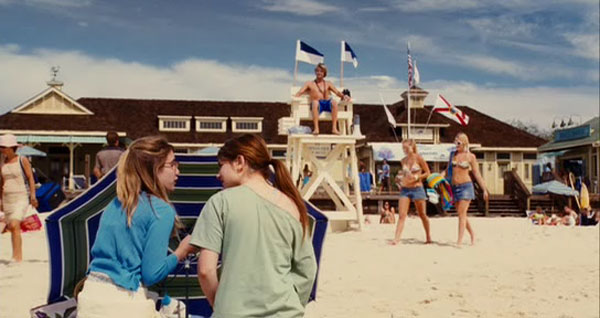 Claire & Hailey spotting the lifeguard