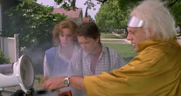 Jennifer Parker, Marty McFly & Dr. Emmett Brown