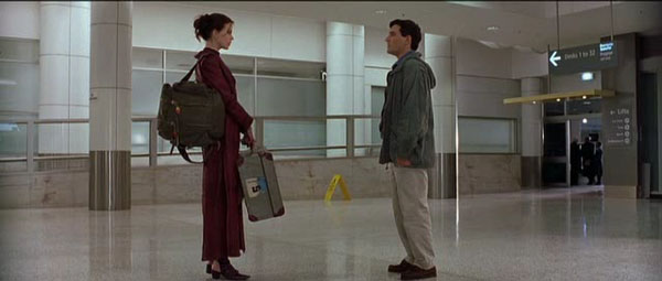 Sophia & John at the airport