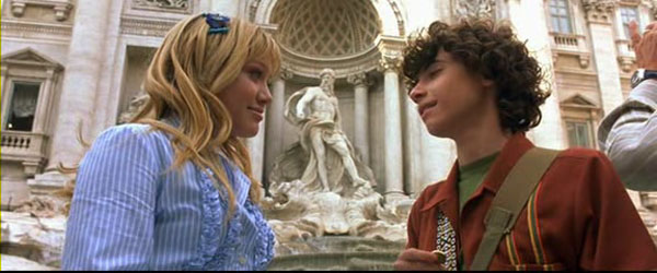Lizzie & Gordo at the Trevi Fountain