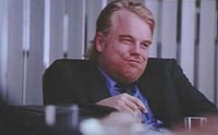 Sandy Lyle defending Reuben Feffer