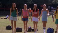 Arianna, Leslie and the other dancers