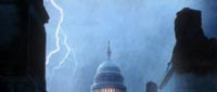 Lightning over the White House