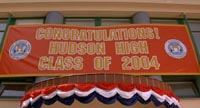 Graduation at Hudson High