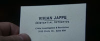 Business card of Vivian Jaffe