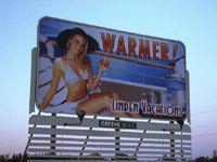 Billboard along Interstate 60