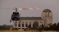 Chopper with Jake Harris leaving the island