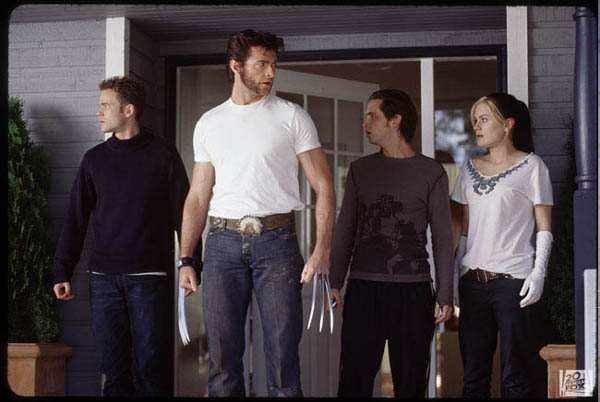 Iceman, Wolverine, Pyro & Rogue