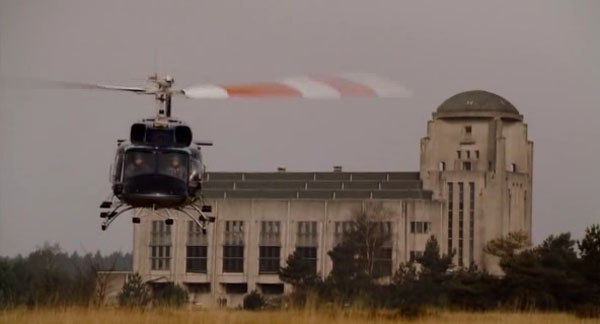 Chopper with Jake Harris leaving the island